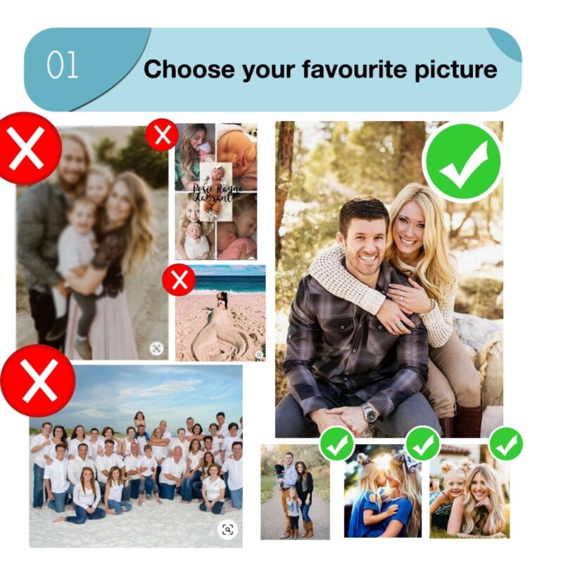 Custom Keychain Photo Key Chains Non-faded Customized Key Ring Photo of Your Baby Child Mom Dad Family Loved One Gift