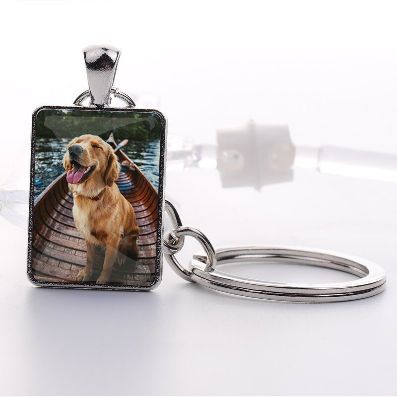 Custom Keychain Photo Key Chains Non-faded Customized Key Ring Photo of Your Baby Child Mom Dad Family Loved One Gift