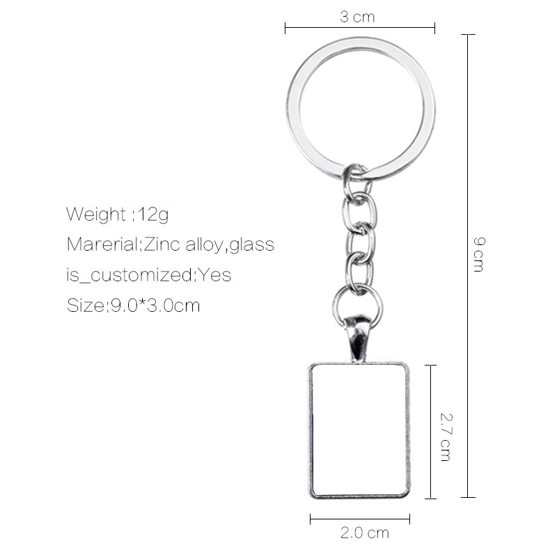 Custom Keychain Photo Key Chains Non-faded Customized Key Ring Photo of Your Baby Child Mom Dad Family Loved One Gift