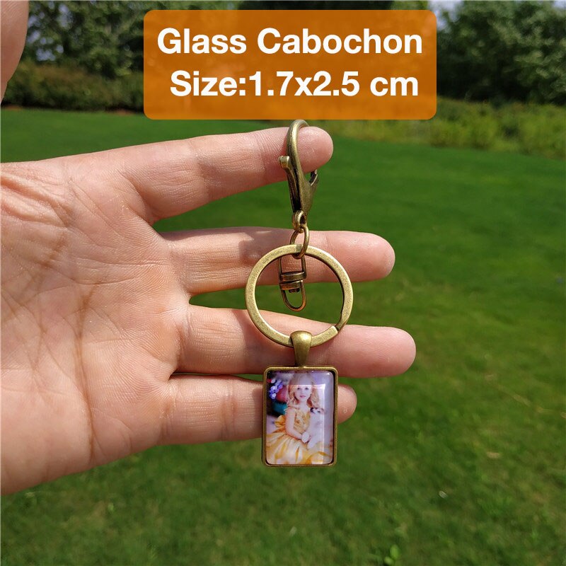 Custom Keychain Photo Key Chains Non-faded Customized Key Ring Photo of Your Baby Child Mom Dad Family Loved One Gift