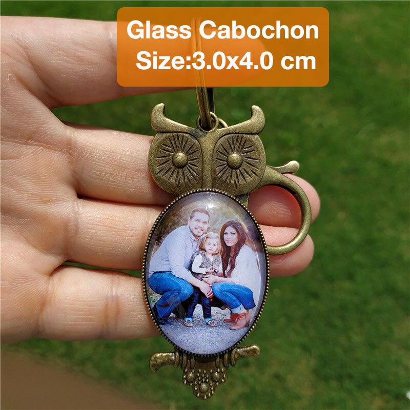 Custom Keychain Photo Key Chains Non-faded Customized Key Ring Photo of Your Baby Child Mom Dad Family Loved One Gift