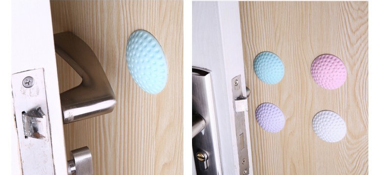 Vanzlife silent gate magic Sponge fenders door children protective Silicone Wall handle protect pad stickers Collision avoidance