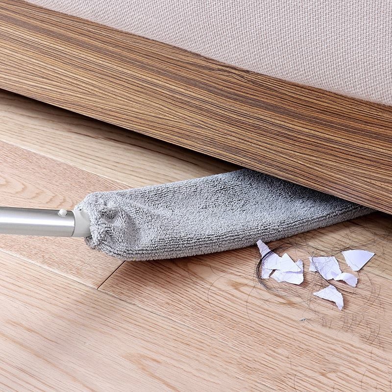 Long handle Bedside Dust Brush Mop Flexible Dust Brush for Sofa Gap Extensible Dust Cleaner Household Cleaning Tools