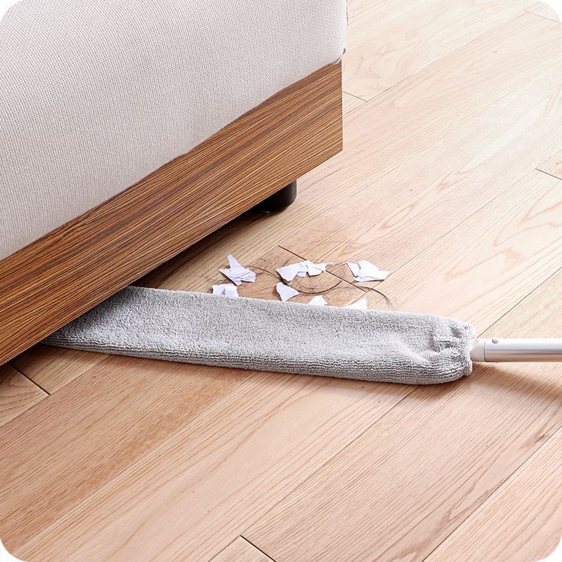 Long handle Bedside Dust Brush Mop Flexible Dust Brush for Sofa Gap Extensible Dust Cleaner Household Cleaning Tools