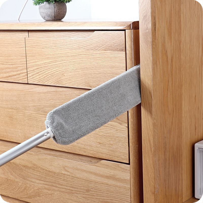 Long handle Bedside Dust Brush Mop Flexible Dust Brush for Sofa Gap Extensible Dust Cleaner Household Cleaning Tools