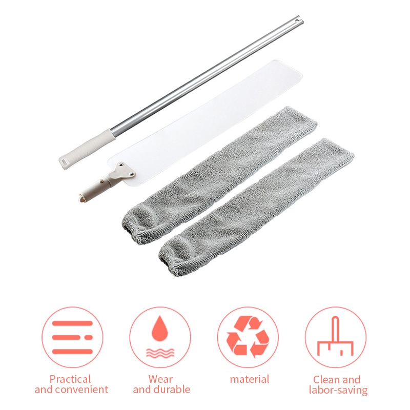 Long handle Bedside Dust Brush Mop Flexible Dust Brush for Sofa Gap Extensible Dust Cleaner Household Cleaning Tools