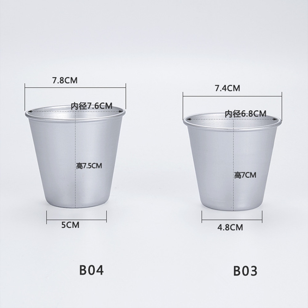 5pcs/lot optional size pastry pudding mold Decorating tool baking cups metal aluminum baking form mould,
