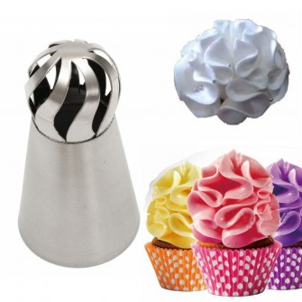 Sphere Ball Shape Stainless Steel Nozzle Cake Sugarcraft Icing Piping Nozzles Fondant Pastry Decorating Tips Kitchen Baking Tool