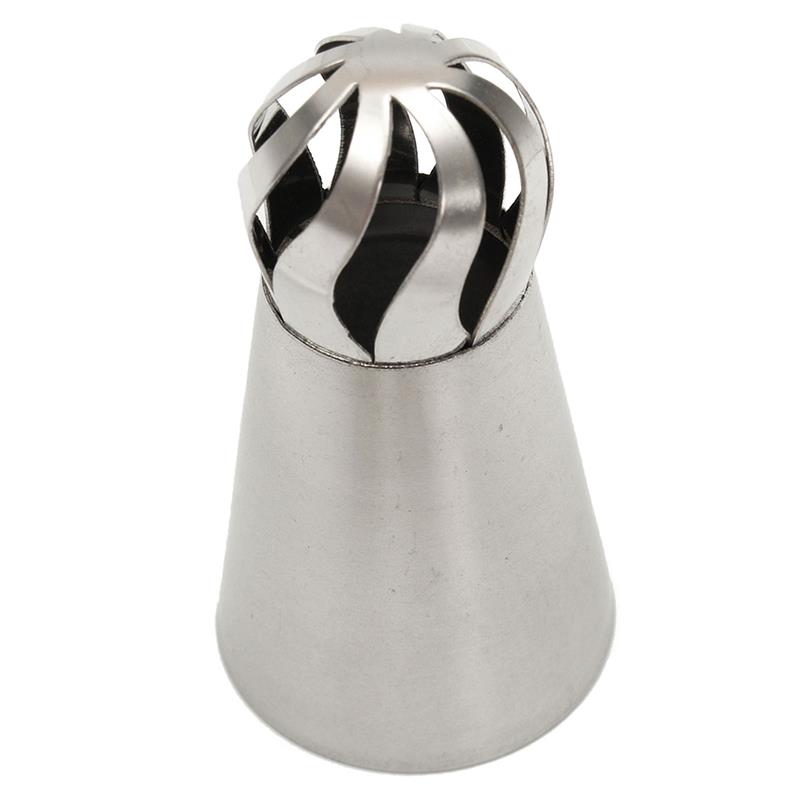 Sphere Ball Shape Stainless Steel Nozzle Cake Sugarcraft Icing Piping Nozzles Fondant Pastry Decorating Tips Kitchen Baking Tool