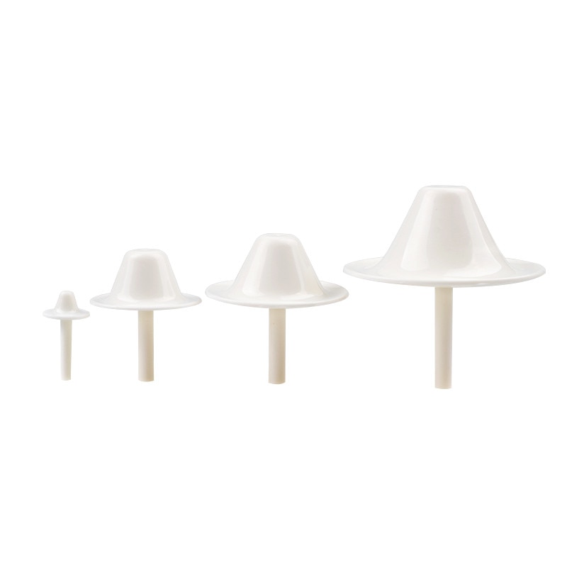 4pcs/set Lily Shape Cupcake Stand Icing Cream Cake Flower Needle Nail Baking Tools Cake Decorating Tool