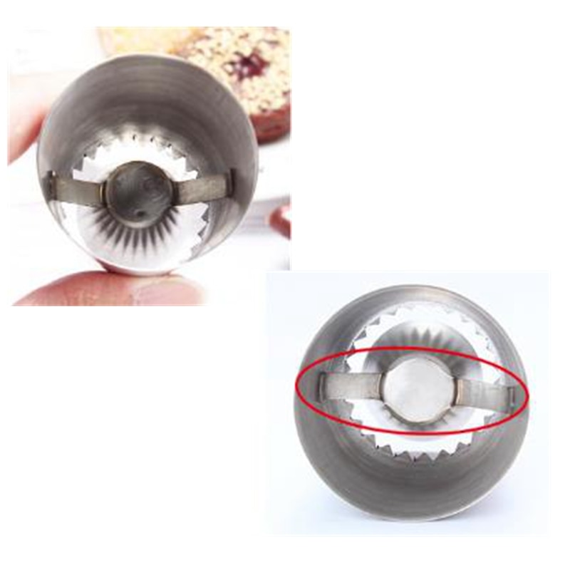 Stainless steel Sultan Ring Cookies Mold Piping Nozzles Russian Nozzles Icing Piping Nozzles Set cake decorating cake tools