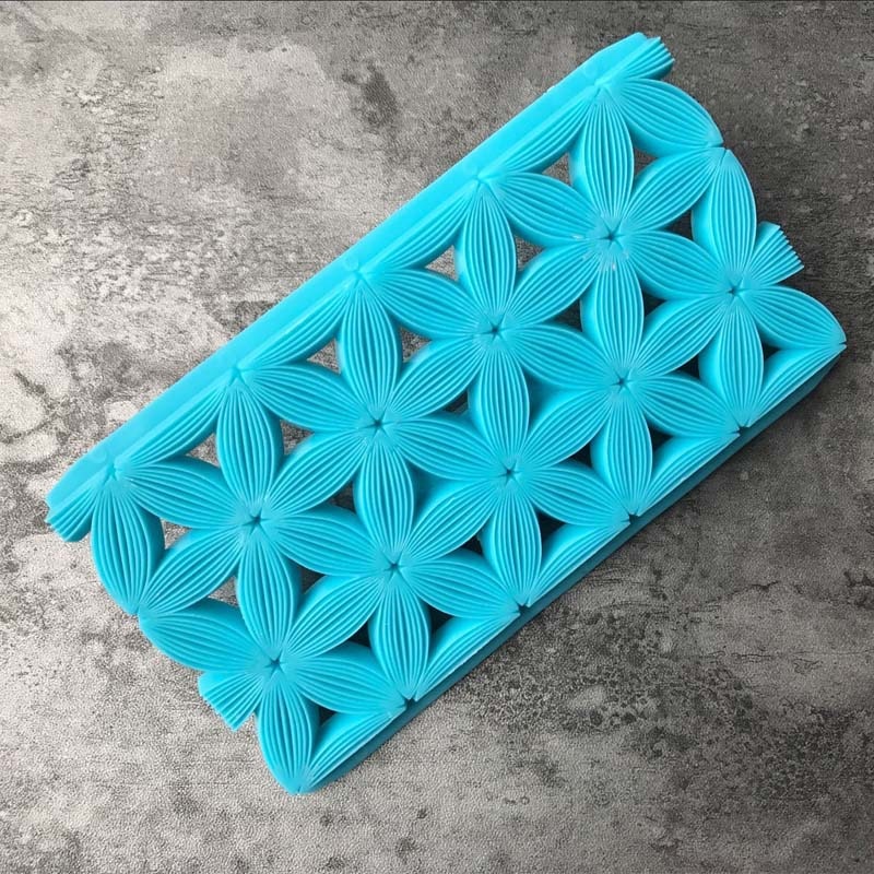 17 style Fondant Embosser Flower Cookie Cutters Biscuit Molds Icing Embossing Decorating Cutter Cake Tools