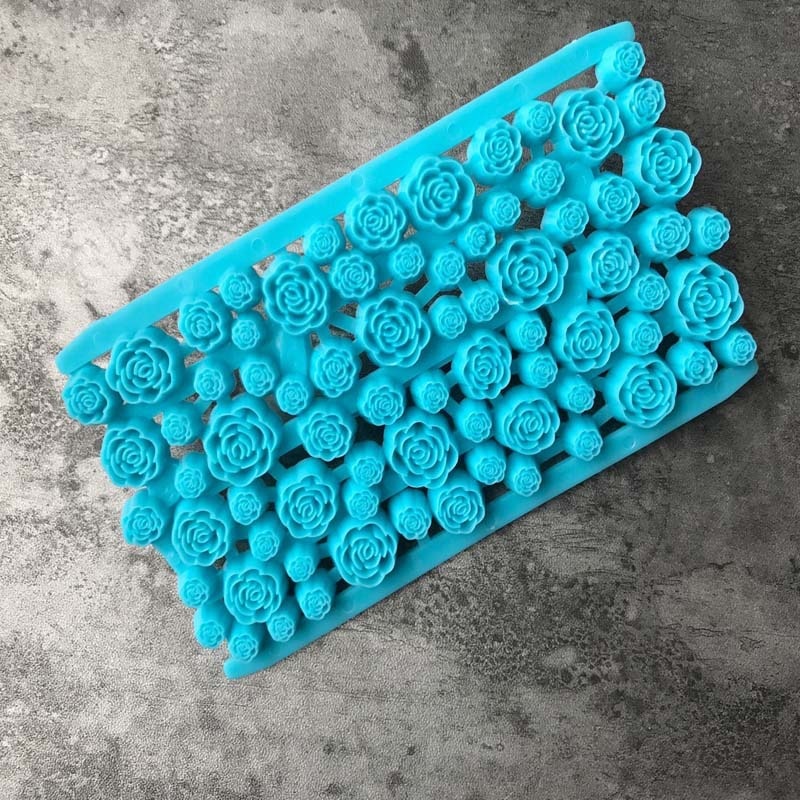17 style Fondant Embosser Flower Cookie Cutters Biscuit Molds Icing Embossing Decorating Cutter Cake Tools