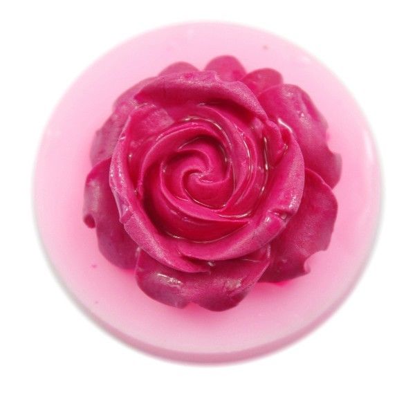 3.6*1.6cm Small Silicone Mold Rose Flower Mold Chocolate Candy Resin Clay Crafts Molds Sugarcraft Fondant Cake Decorating Tools