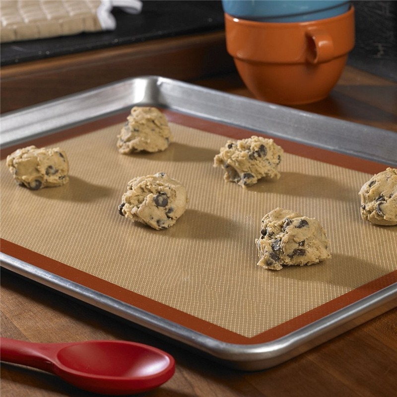 Fiber glass pad Baking Mat Baking Tools Non-Stick Heat Resistant Durable Silicon Liner for Bake Pans