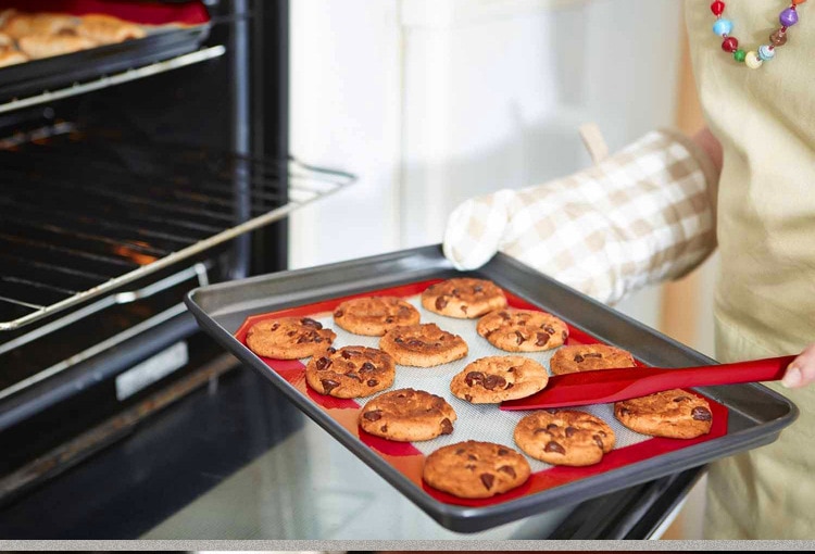 Fiber glass pad Baking Mat Baking Tools Non-Stick Heat Resistant Durable Silicon Liner for Bake Pans