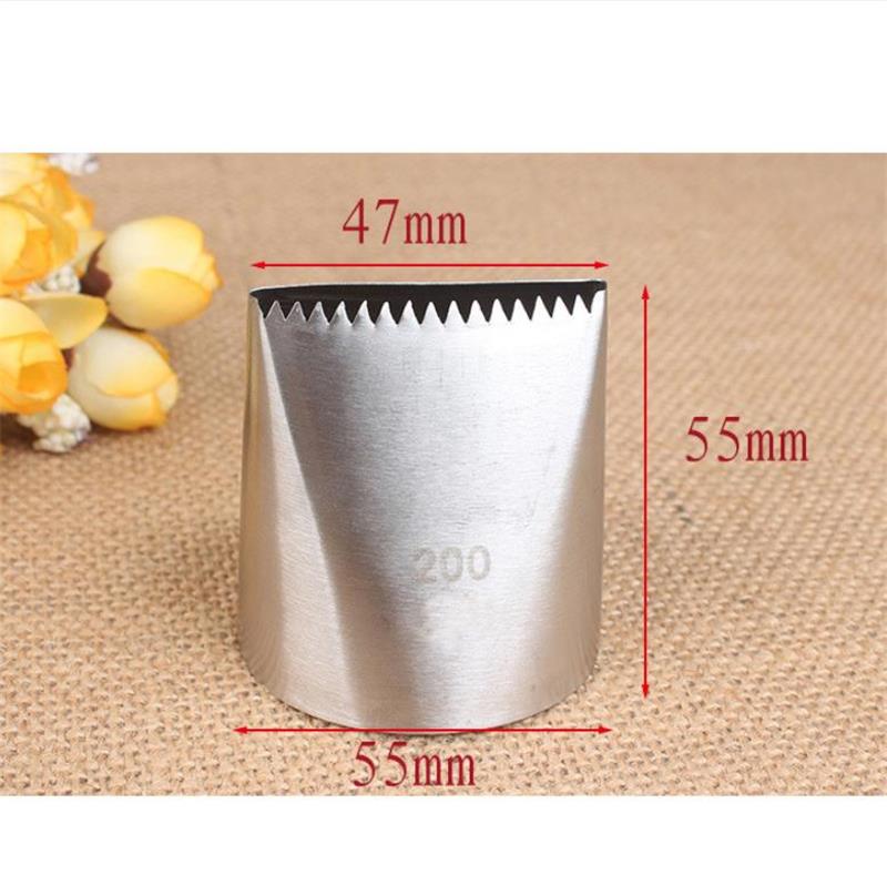 Oversized Bakery DIY Cake Making Cream Stainless Steel Decorating Mouth Lcing Piping Nozzles kitchen Pastry Decorating Baking