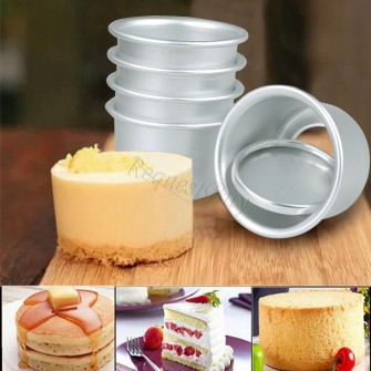 Non-stick Round 5PCS Cake Mold Removable  DIY Cake muffin Baking Mold Mould Tool Set  Cupcake Cake Decorating Tool