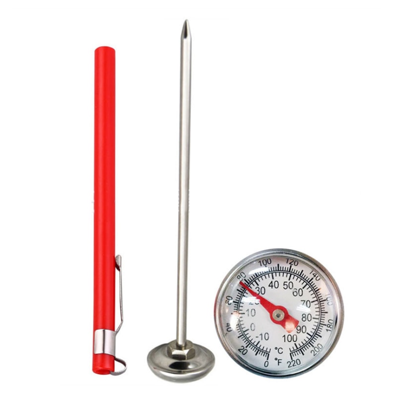 Stainless Steel Thermometer Kitchen Probe Food tea water Meat Milk Coffee Foam BBQ temperature tester -10 to 120 ° C Stainless Steel Thermometer Kitchen Probe Food tea water Meat Milk Coffee Foam BBQ temperature tester -10 to 120 ° C
