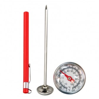 Stainless Steel Thermometer Kitchen Probe Food tea water Meat Milk Coffee Foam BBQ temperature tester -10 to 120 ° C