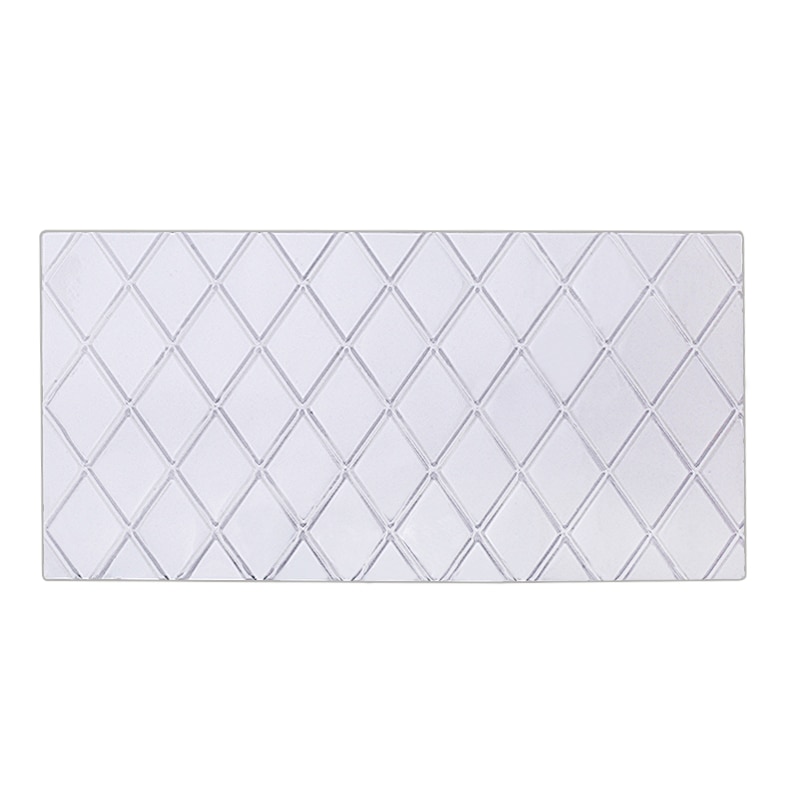 Grid Transparent Texture Mat Fondant Cake Plaid Embossed Baking Texture Decoration Mold Cake Tools 4pcs/Set