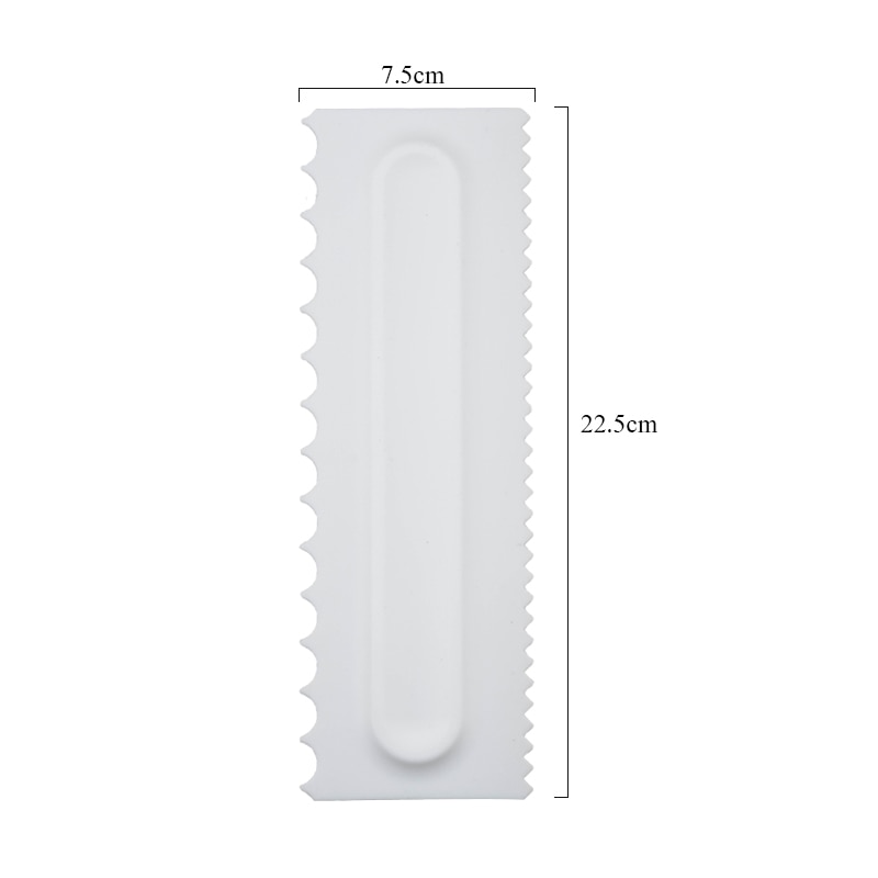Cake Decorating Comb Cake Scraper Smoother Cream Decorating Pastry Icing Comb Fondant Spatulas Baking Pastry Tools 4Pcs/Set
