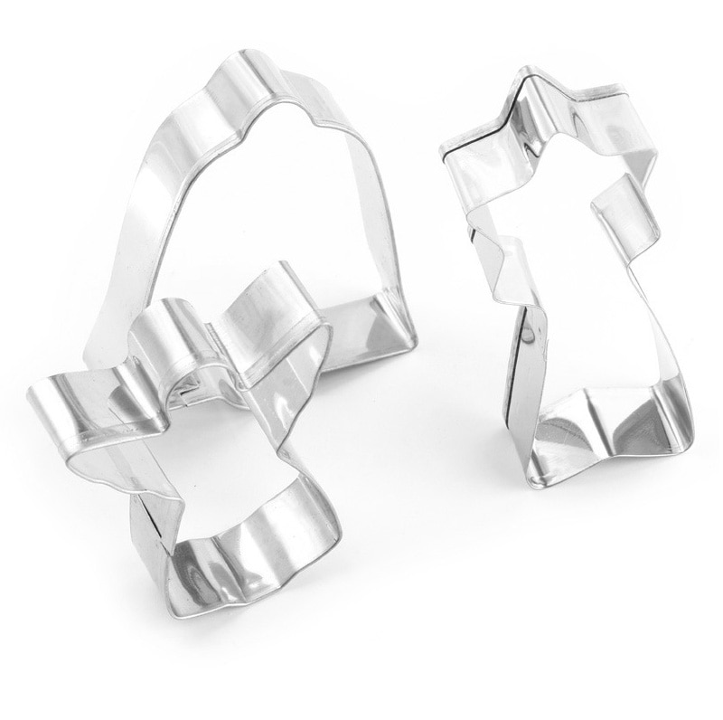 Cookie Cutter Tools Biscuit Mold Pastry Cake Forms Gingerbread House Christmas Baking Decorating Cutter Molds Tools 6pcs/set