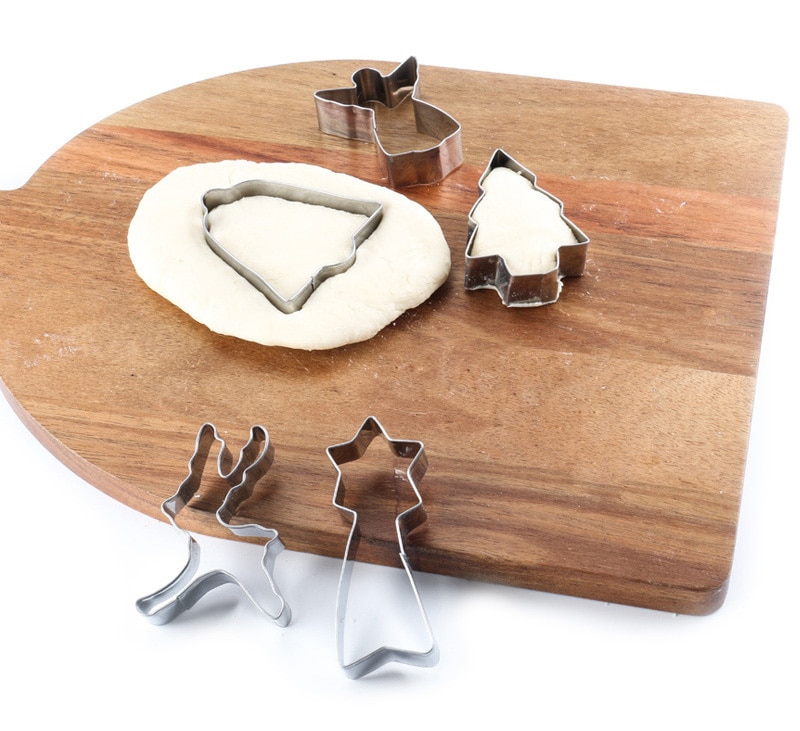 Cookie Cutter Tools Biscuit Mold Pastry Cake Forms Gingerbread House Christmas Baking Decorating Cutter Molds Tools 6pcs/set