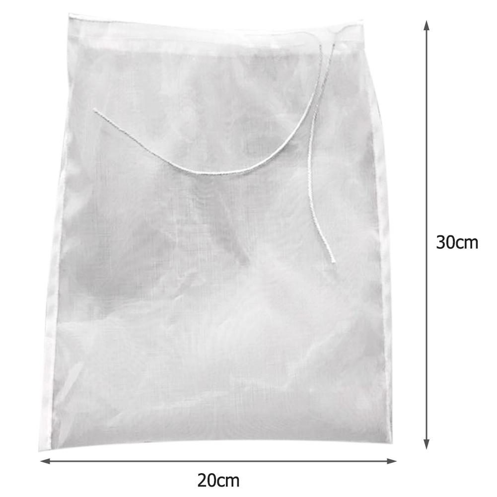 Nut Milk Bag Reusable Almond Milk Bag Strainer Fine Mesh Nylon Cheesecloth Cold Brew Coffee Filter 20X30cm