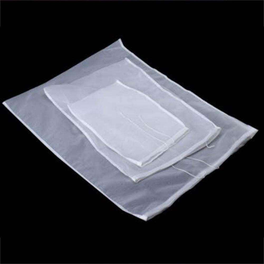 Nut Milk Bag Reusable Almond Milk Bag Strainer Fine Mesh Nylon Cheesecloth Cold Brew Coffee Filter 20X30cm