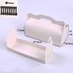 White 27.5x10.3x12cm