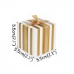 gold Striped box