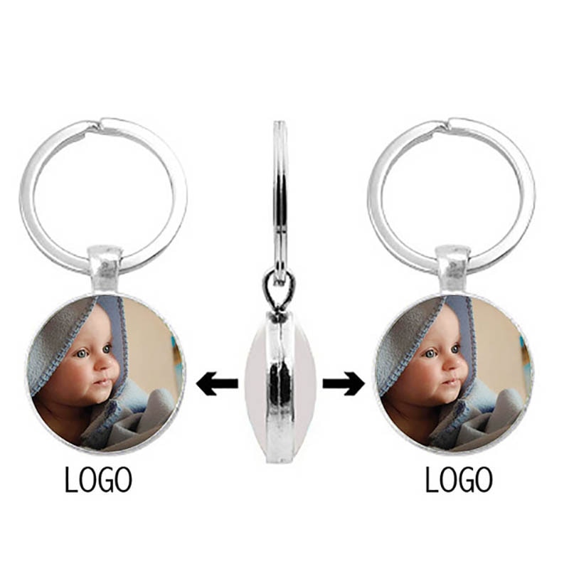Personalized Double-Sided Pendant Baby'S Custom Keychain Photo Parents Love A Gift For Family Member Personalized Double-Sided Pendant Baby'S Custom Keychain Photo Parents Love A Gift For Family Member