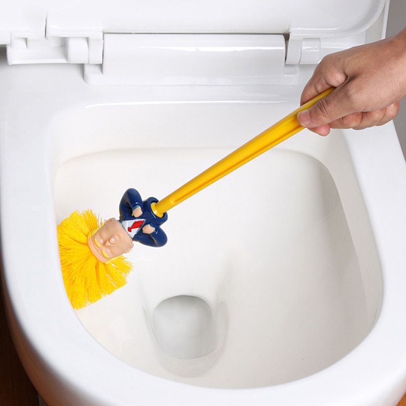 New Donald Trump Toilet Brush Make Toilet Great Funny Gifts For Friend
