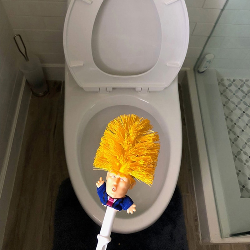 New Donald Trump Toilet Brush Make Toilet Great Funny Gifts For Friend