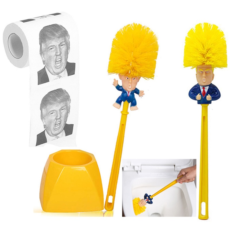 New Donald Trump Toilet Brush Make Toilet Great Funny Gifts For Friend