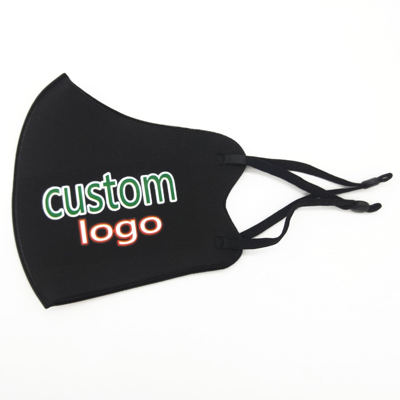 Custom Masks Adult Printing Picture Logo Free Design Scheme Corporate Gifts For Customers Adjustable Rope Size