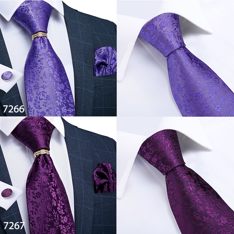 Men Tie Gold Blue Red Teal Paisley Solid Floral Quality Wedding Tie For Men Tie Ring Hanky Cufflink Silk Tie Set