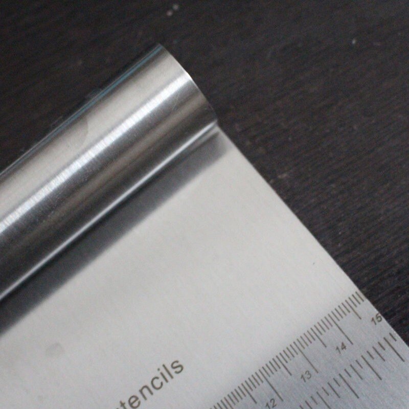 Cake tools stainless steel scraper cutters rice rolls dough scraper 150*120mm