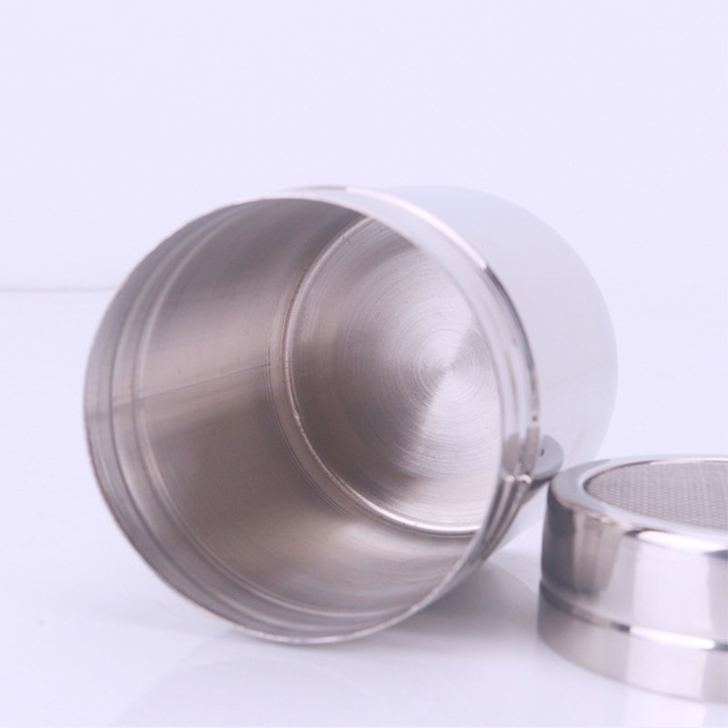 Stainless Steel Chocolate Shaker Icing Sugar Powder Flour Powder Cocoa Coffee Sifter Shakers with cover