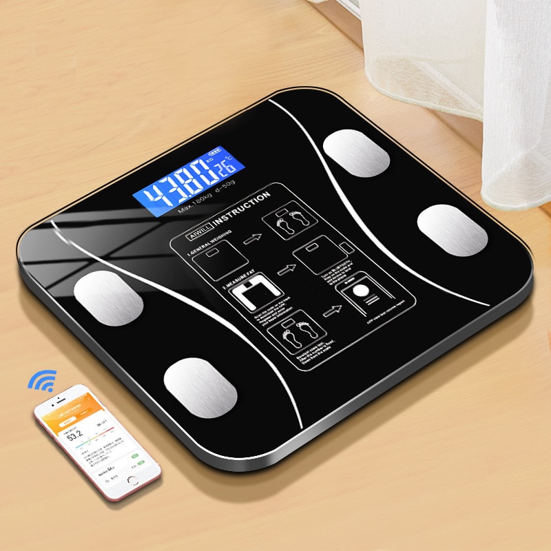 Body Weight Scale BMI Scale Balance Smart Electronic Scale Bath Scales Household LED Digital Weighing Scale