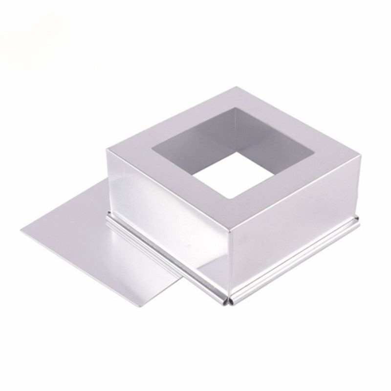 DIY Square Non Stick Cake Pan Pie Loaf Toast Bread Mold Bakeware Tray Baking Supplies 4-10 Inch