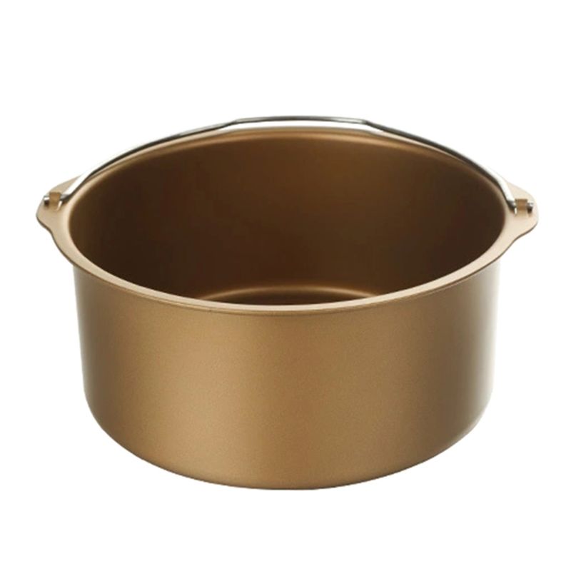 Air Fryer Cake Mold Barrel Baking Pan Tray Oven Frying Roasting Basket Bakeware 6/7/8 Inch Non Stick