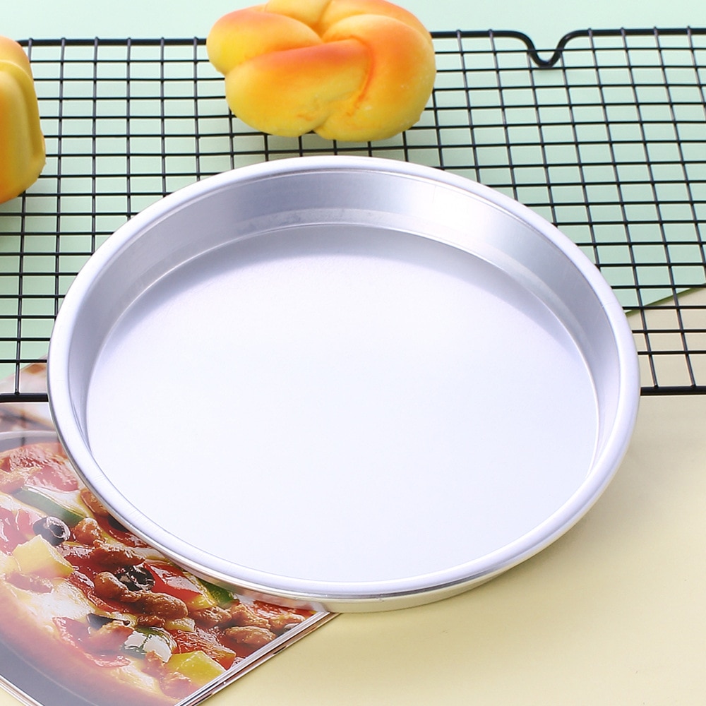 Premium Non-Stick Pizza Pan Bakeware Carbon Steel Pizza Plate Round Dish Pizza Tray Mold Mould Baking Tool 7/8/9inch