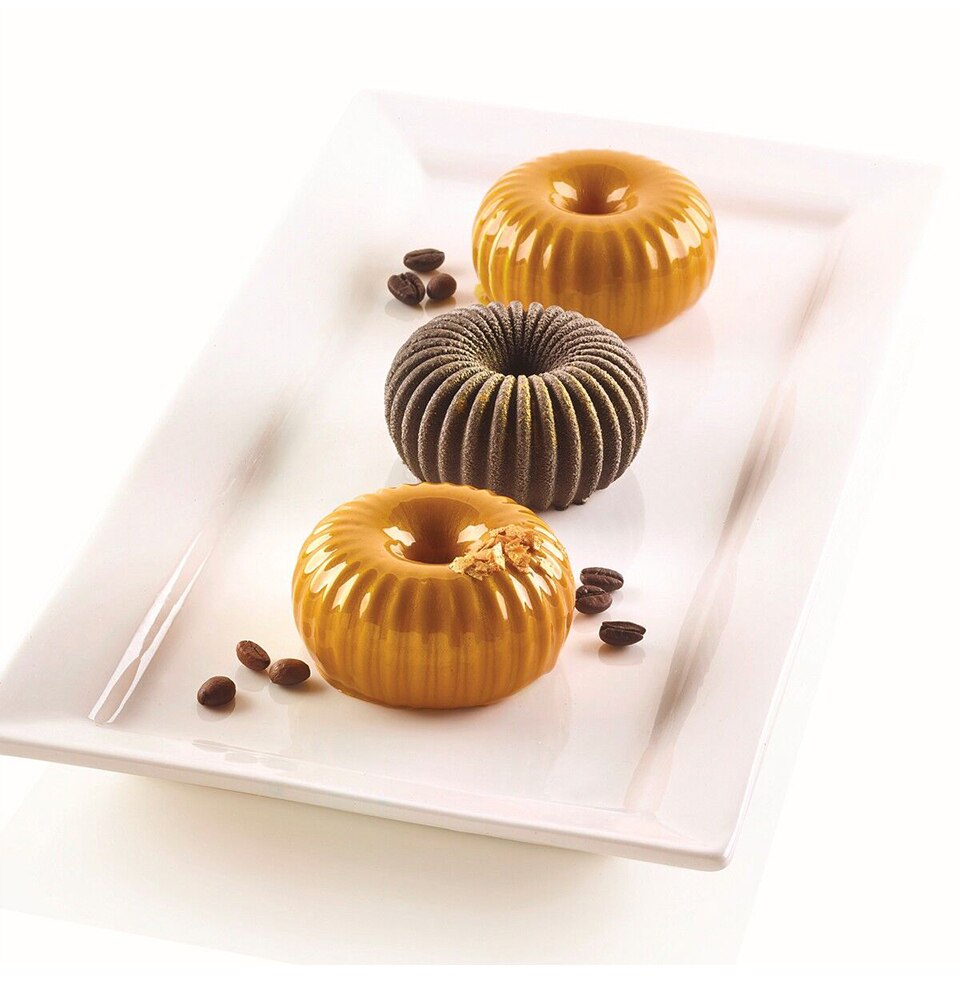 6 Cavity Spiral Chiffon Mousse Mold Silicone Mold for DIY Baking Desserts Mould 6 Cavity Spiral Chiffon Mousse Mold Silicone Mold for DIY Baking Desserts Mould