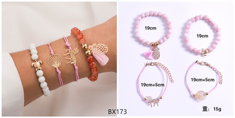 Heart Initial Letters Infinity Evil Eyes Shell Crystal Beads Charm Jewelry Women Bracelets Fashion Tassel Links Heart Initial Letters Infinity Evil Eyes Shell Crystal Beads Charm Jewelry Women Bracelets Fashion Tassel Links