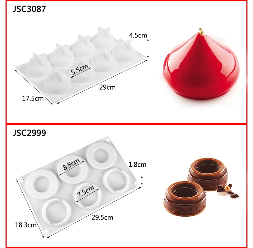 Hot Cake Decorating Moulds Silicone Mold Cake Mold Silicon Baking Tools For Cakes Mousse Mold 3D Cake Tray Baking Pan Hot Cake Decorating Moulds Silicone Mold Cake Mold Silicon Baking Tools For Cakes Mousse Mold 3D Cake Tray Baking Pan