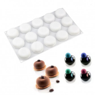 Baking Tools 15 Round cake Silicone Mold , DIY bread Chocolate Dessert  Brownies cake Decorating Tools