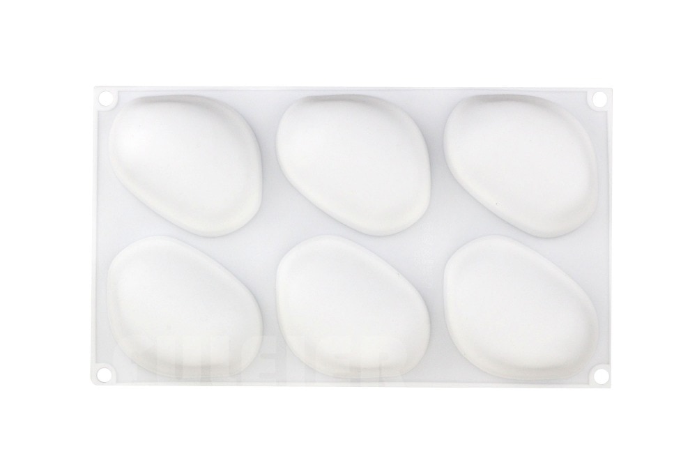 Bakeware Elliptical Pebble Stone Silicone Mold for cake Mousse Dessert chocoalte Non-Stick Soap mould Bakeware Elliptical Pebble Stone Silicone Mold for cake Mousse Dessert chocoalte Non-Stick Soap mould