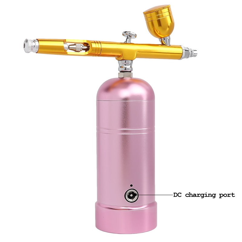 Wireless Air Compressor Portable Airbrush 0.3&0.2&0.5mm Spary gun Make up Art Body Cake Model Car Water Filling Sprayer